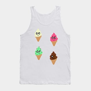 Cute Kawaii Icecream Selection Pack Tank Top